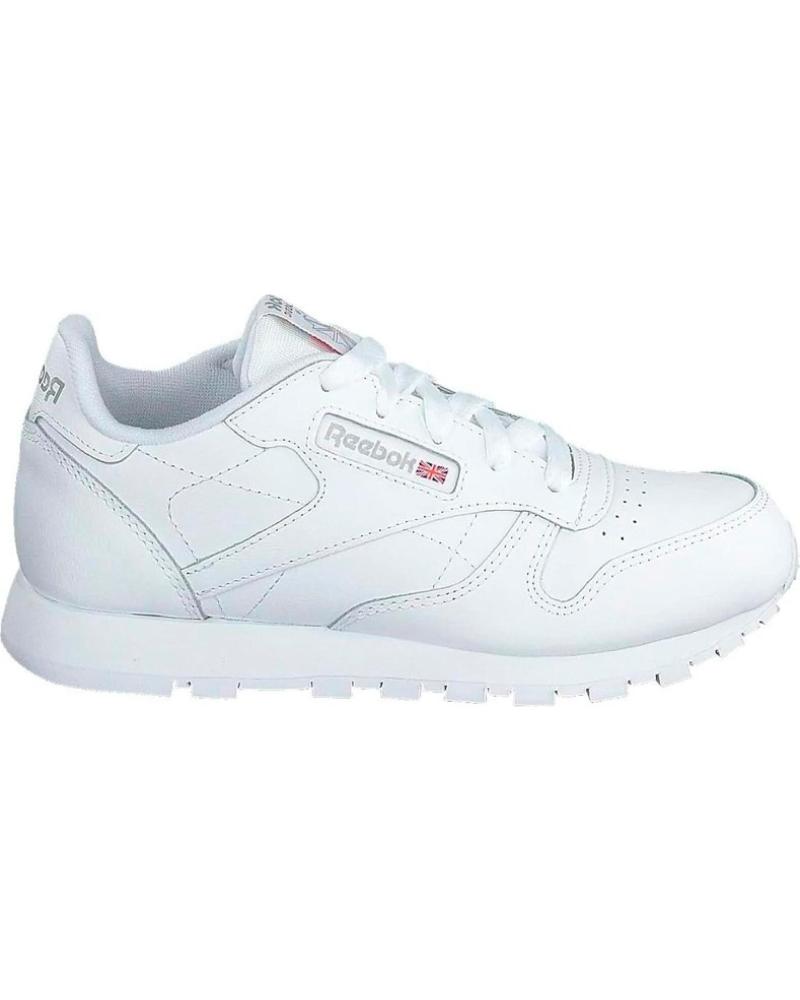 Deportivas de Mujer y Niño REEBOK CL LTHR ZAPATILLAS NINO 100010471 BLANC WHITE