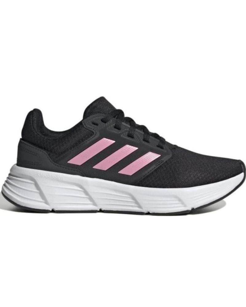 ADIDAS GALAXY 6 WCBLACK-BLIPNK ZAPATILLAS RUNNING NEGRAS NEGRO