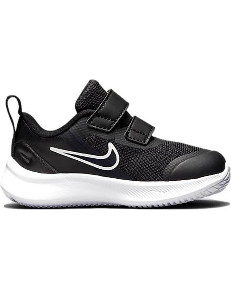 Deportivas de Mujer y Niña y Niño NIKE ZAPATILLAS NEGRAS STRUR RUNNER 3 DA2778 NEGRO