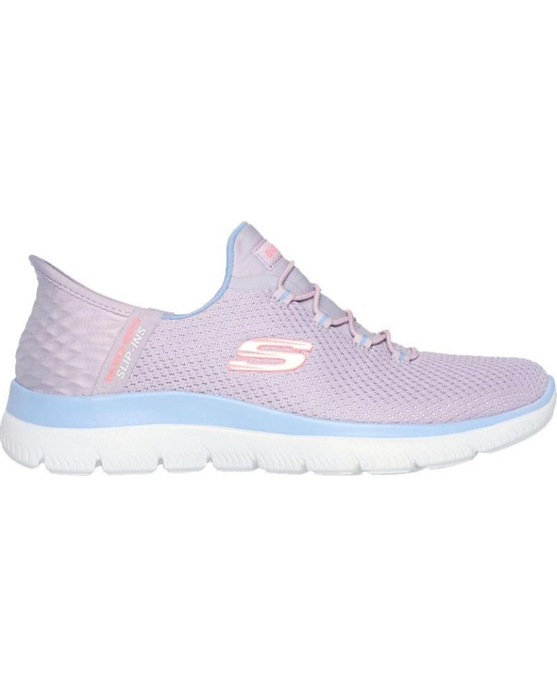 Deportivas de Mujer SKECHERS ZAPATILLA MUJER SUMMITS SLIP-INS 150123-LAV MORADO