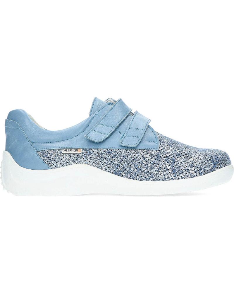 Deportivas de Mujer y Niña CALZAMEDI ZAPATILLAS ANCHO ESPECIAL 0790 AZUL