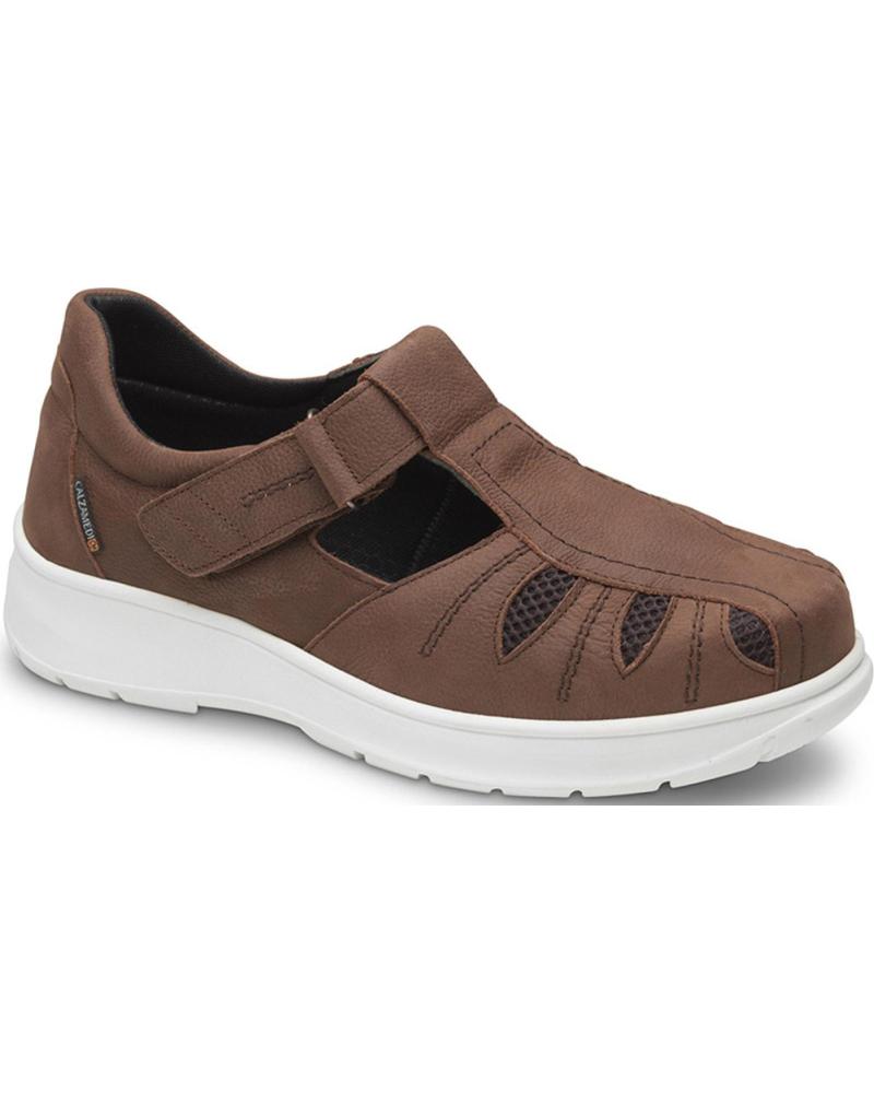 Sandalias de Hombre CALZAMEDI SANDALIA ORTOPEDICAS 2169 ESPECIAL DIABETICO MARRON002