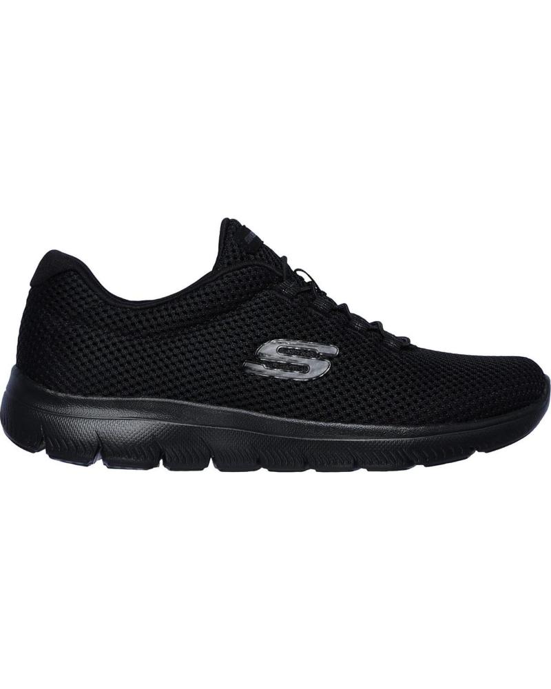 Deportivas de Mujer y Niña y Niño SKECHERS 12985S NEGRO