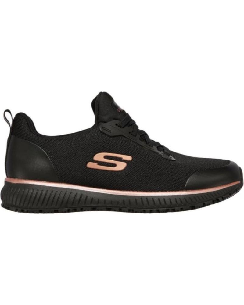Deportivas de Mujer y Niña SKECHERS SKECHERS WORK SQUAD SR 77222EC ORO
