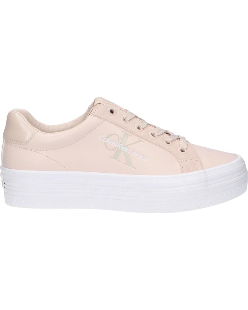 Deportivas de Mujer CALVIN KLEIN YW0YW01492 BOLD VULC FLATF 0JV WHISPER PINK-WHITE
