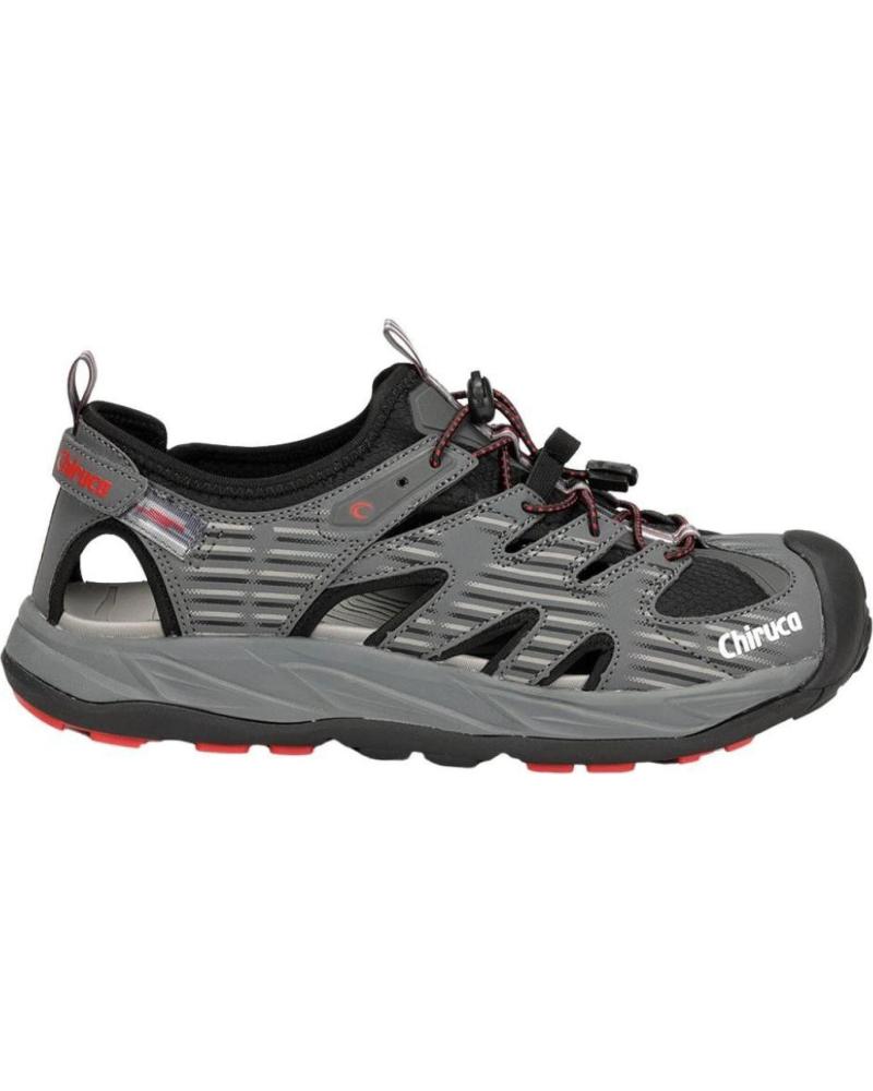 Sandalias de Hombre CHIRUCA TREKKING SARGAZOS 09 -ROJO 4488109 GRIS