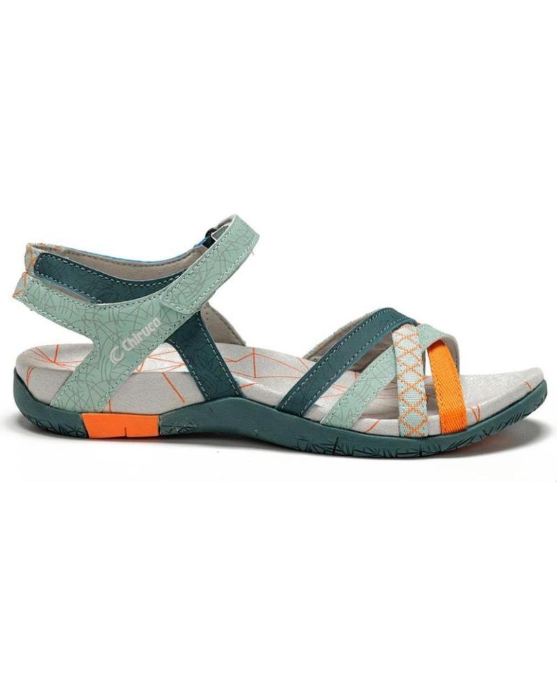 Sandalias de Mujer CHIRUCA TREKKING MALIBU 41 -NARANJA 4485641 VERDE