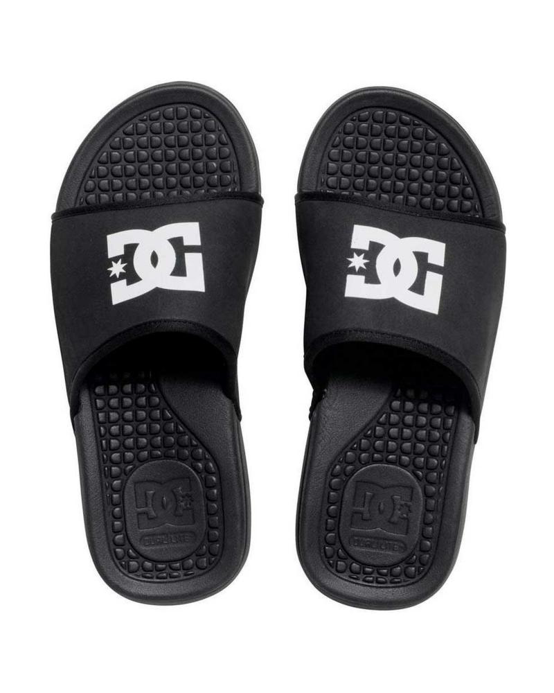 CHANCLAS DC SHOES ADYL100026 NEGRO-BLANCO