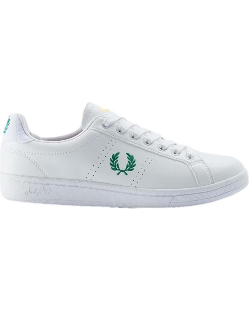 Zapatillas deporte de Hombre FRED PERRY ZAPATILLAS LEATHER-TOWELLING WHITE-FP GREEN