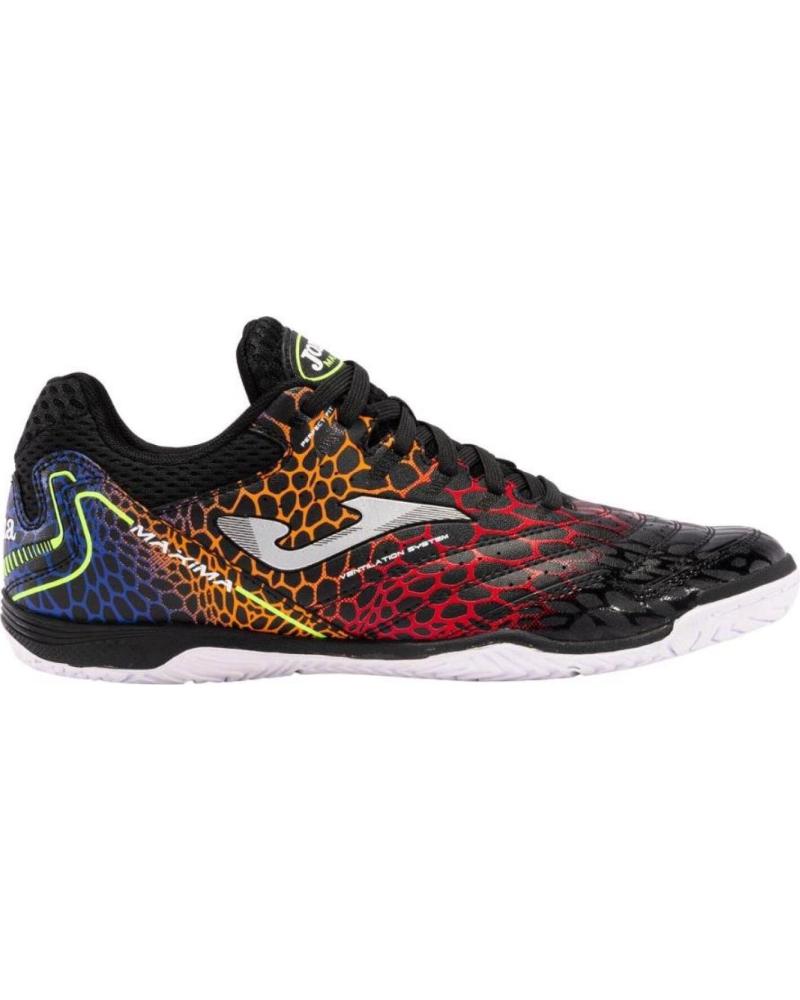 ZAPATILLAS FÚTBOL SALA HOMBRE JOMA MAXIMA 2431 NEGRO ROJO ROJO