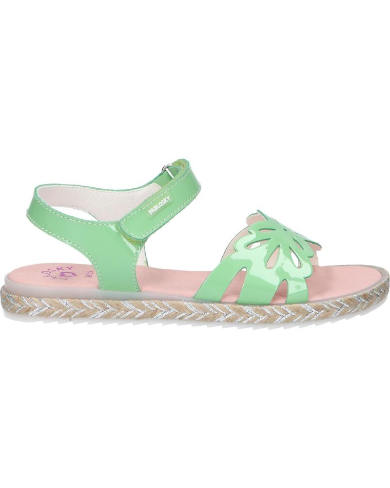 Sandalias de Niña PABLOSKY 406899 VERT