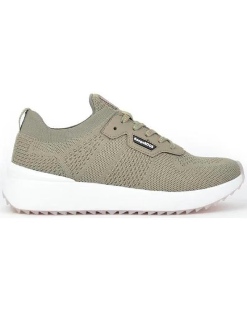 Deportivas de Mujer Kangaroos Sport Chica Textil Kaki Roctextil Kaki Roc
