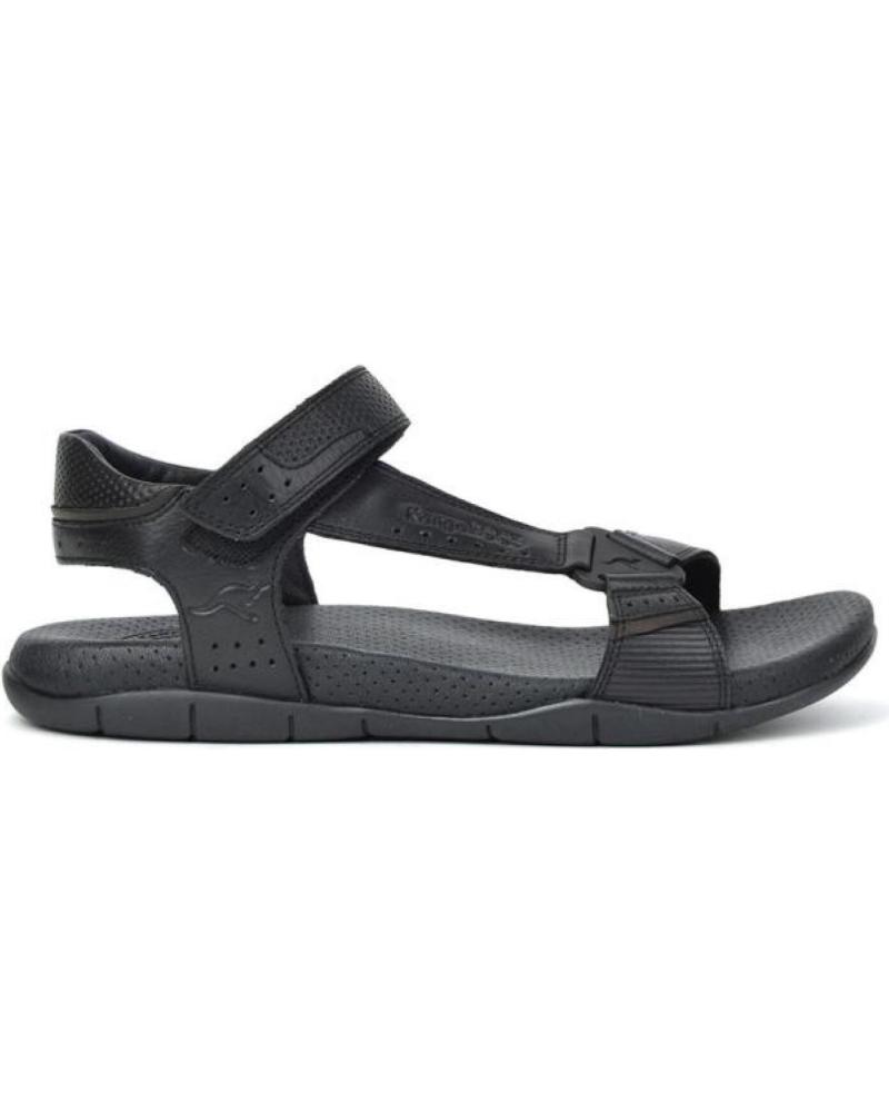 Sandalias de Hombre KANGAROOS SANDALIA CABALLERO PIEL NEGROPIEL NEGRO
