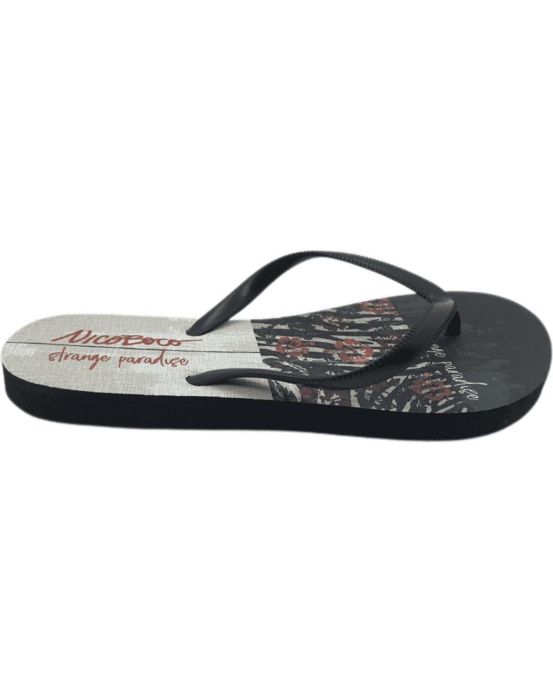 Chanclas de Mujer NICOBOCO CHANCLA AGUA MUJER TRANSFER 20W NEGRO