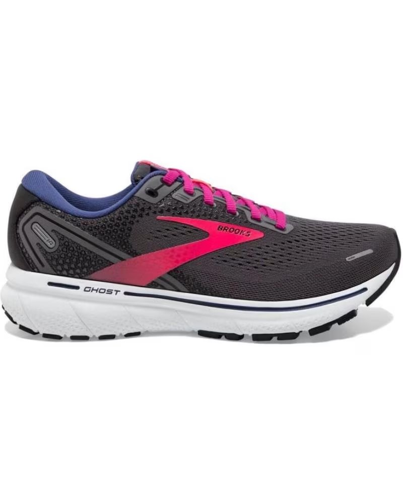Deportivas de Mujer Brooks Zapatilla Ghost 14 Rojo Gris