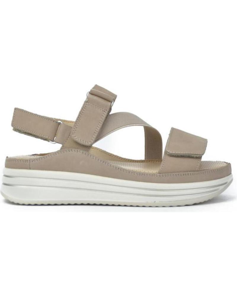 Sandalias de Mujer JAVIER LARRAINZA SANDALIAS DE MUJER JL533-9 NOBUCK BEIGENOBUCK BEIGE