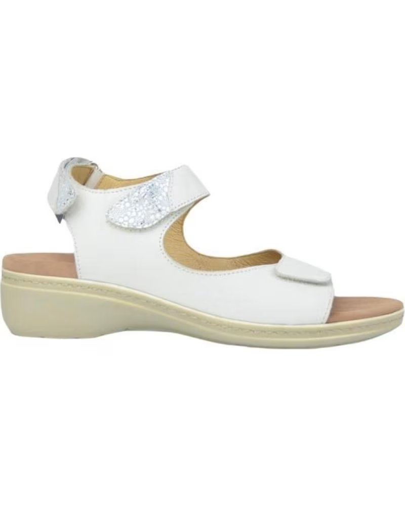 Kangaroos Sandalias de Mujer Elio Berhanyer EB1036-2 Off Whiteoff White