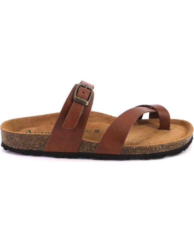 Sandalias de Mujer AUTENTI 3572 ZUECOS O MULES DE MUJER PIEL CUERO