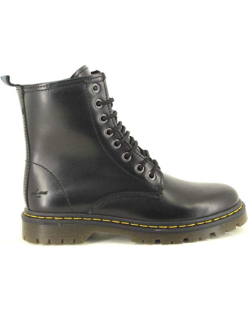 Botins de Mulher e Homem ALEX ALEX BM2454 BOTAS PIEL CON LAZOS NEGRO