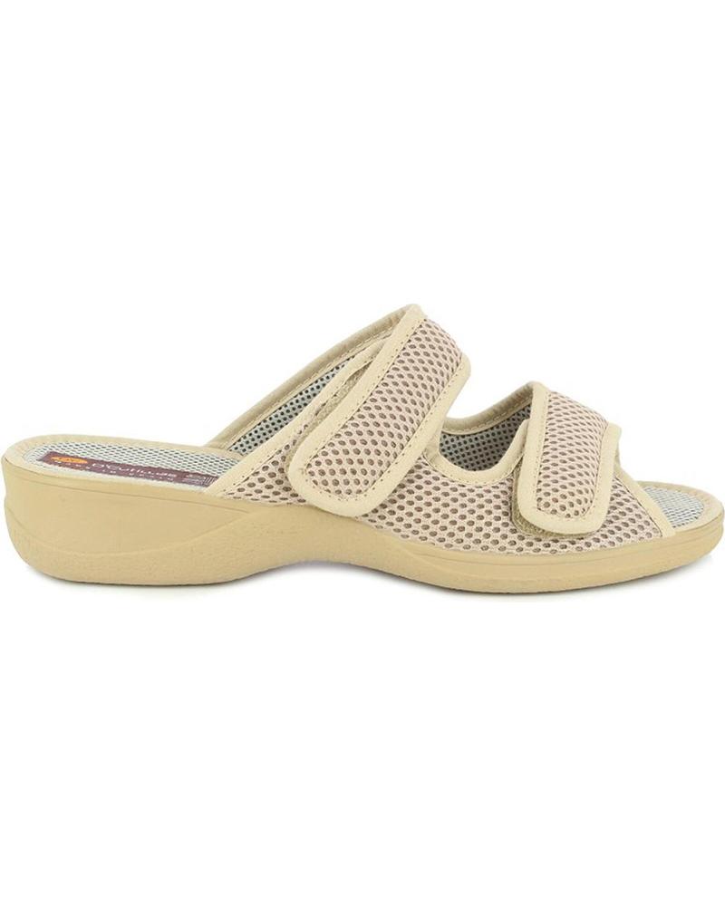 Sandalias de Mujer D`CUTILLAS SANDALIAS ORTOPEDICAS DOCTOR CUTILLAS 21741 TEJIDO TRANSPIRA TOSTADO