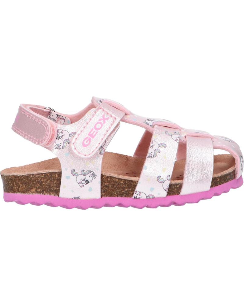 Sandalias de Niña GEOX B252RA 000NF B CHALKI C0808 LT PINK-FUCHSIA