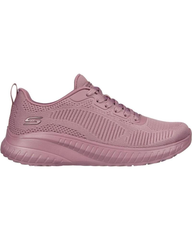 Deportivas de Mujer y Niña SKECHERS BOBS SQUAD CHAOS FACE OFF ROSA