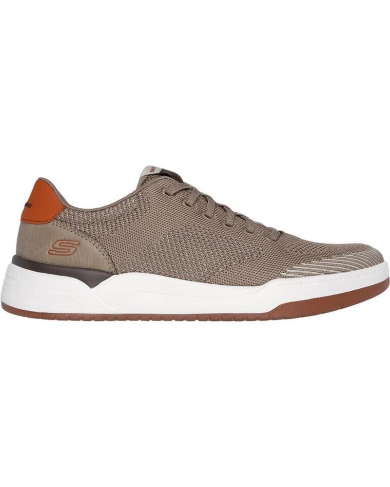 Deportivas de Hombre SKECHERS SKECHERS RELAXED FIT TAUPE TAUPE