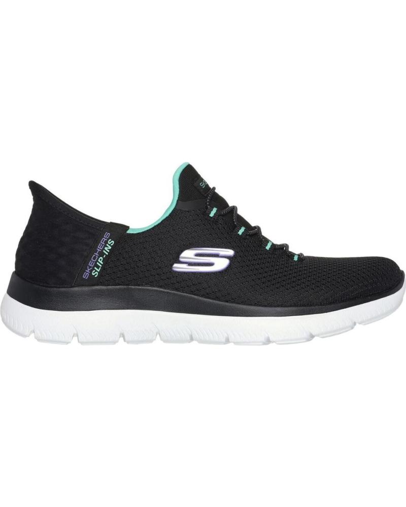 Deportivas de Mujer SKECHERS DEPORTIVAS HANDS FREE SLIP-INS NEGRO