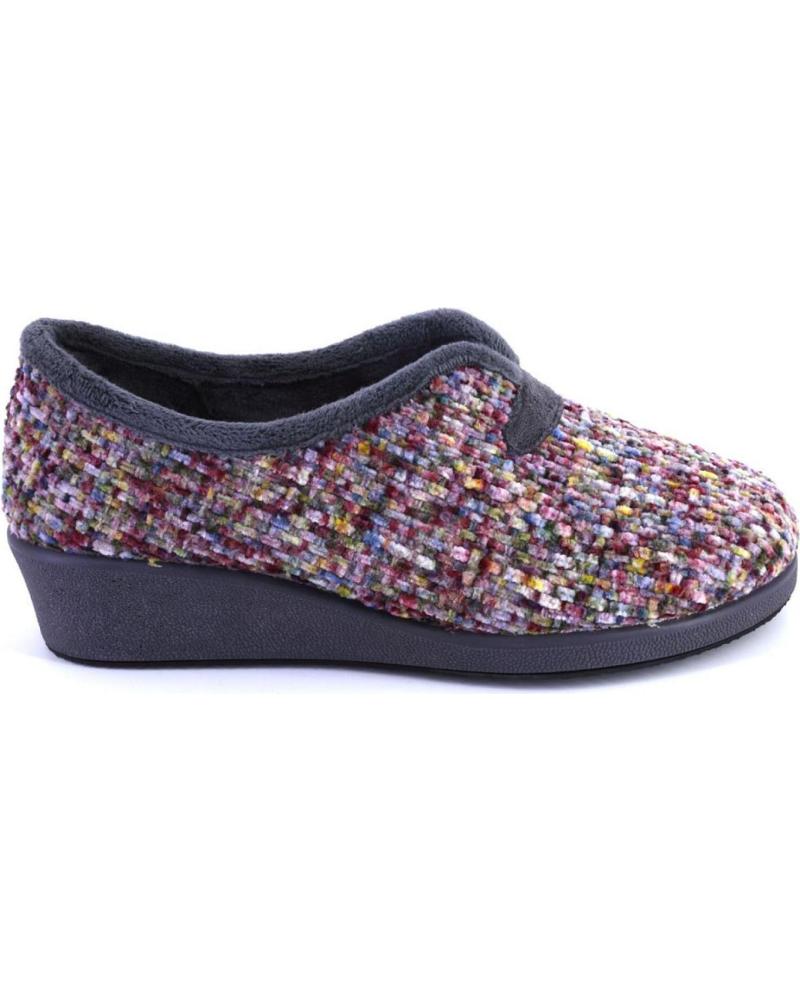 Calzado de casa de Mujer GARZON 1325 566 ZAPATILLAS DE CASA CERRADA DE MUJER MULTICOL MULTICOLOR