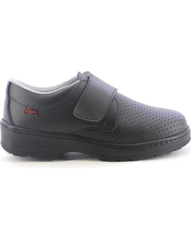 Sapatos de Mulher DIAN MILAN ZAPATOS DE MUJER PIEL CON VELCRO NEGRO