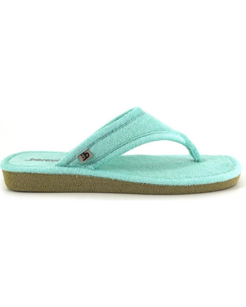 Calzado de casa de Mujer BEREVERE 4304 ZAPATILLAS DE CASA DE MUJER VERDE CLARO