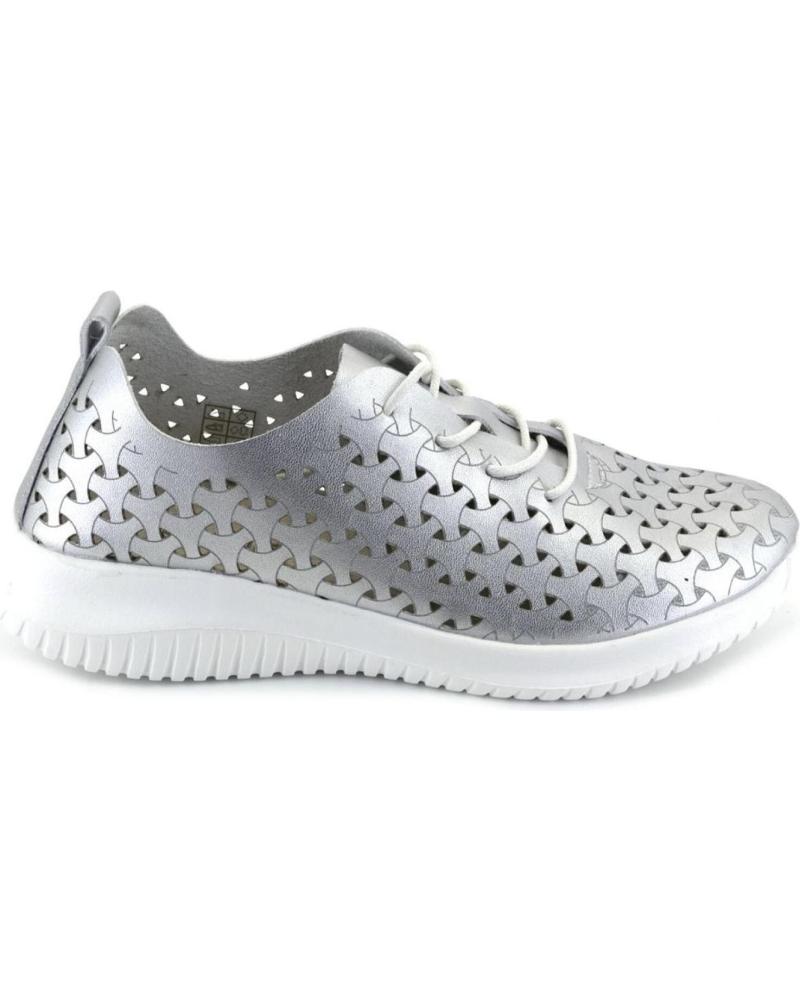 Deportivas de Mujer EOLIGEROS LIBERTE ZAPATILLAS CASUAL DE MUJER PLATA