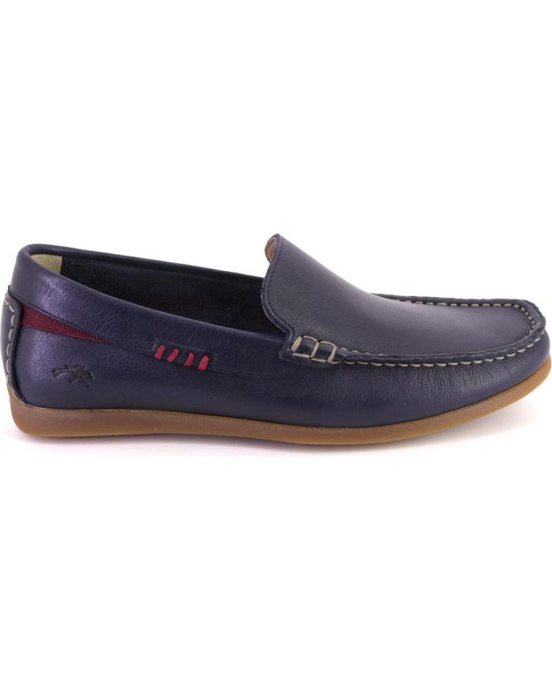 Mocasines de Hombre FLUCHOS F1729 MOCASINES DE HOMBRE PIEL AZUL MARINO