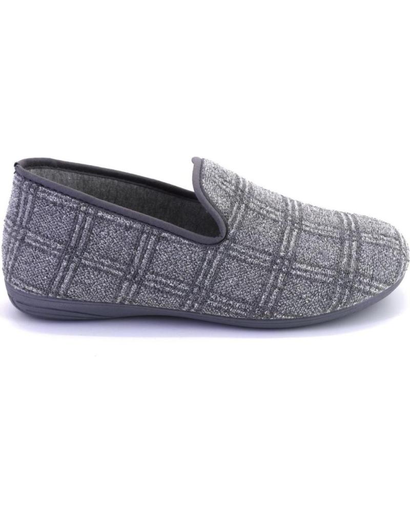 Calzado de casa de Hombre COSDAM 13763 ZAPATILLAS DE CASA CERRADA DE HOMBRE GRIS