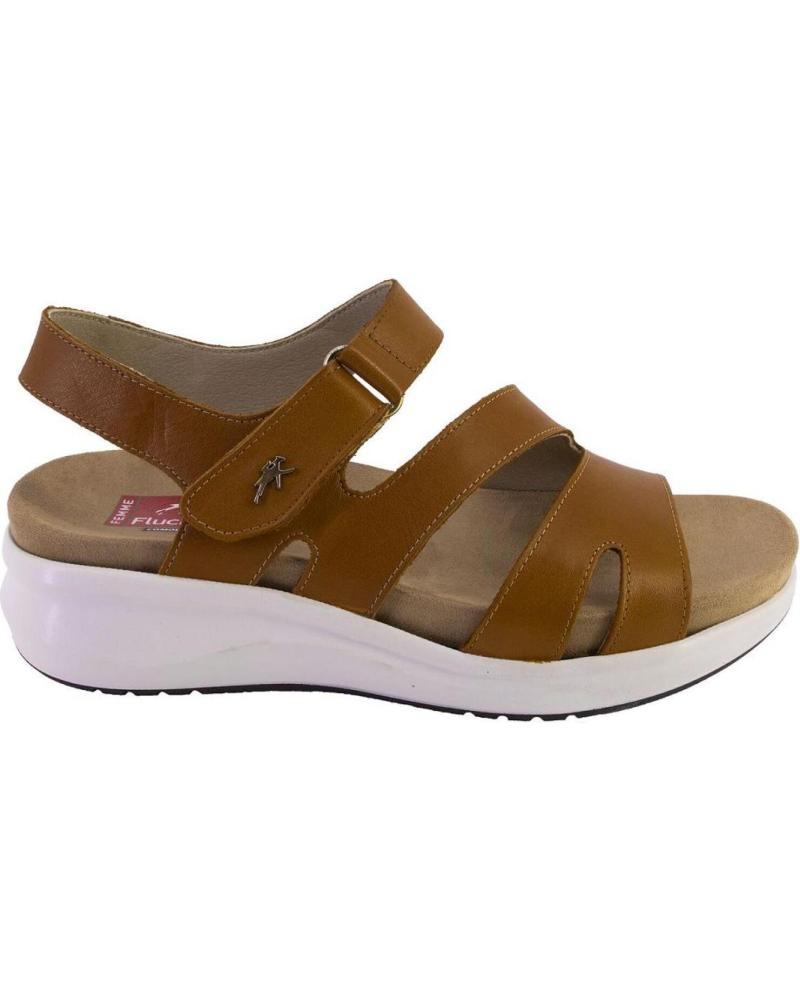 Sandalias de Mujer FLUCHOS F1478 SANDALIAS DE MUJER PIEL CON VELCRO CUERO