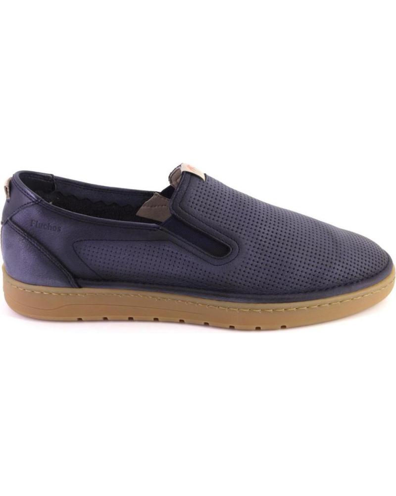 Mocasines de Hombre FLUCHOS F1946 MOCASINES DE HOMBRE NOBUK AZUL