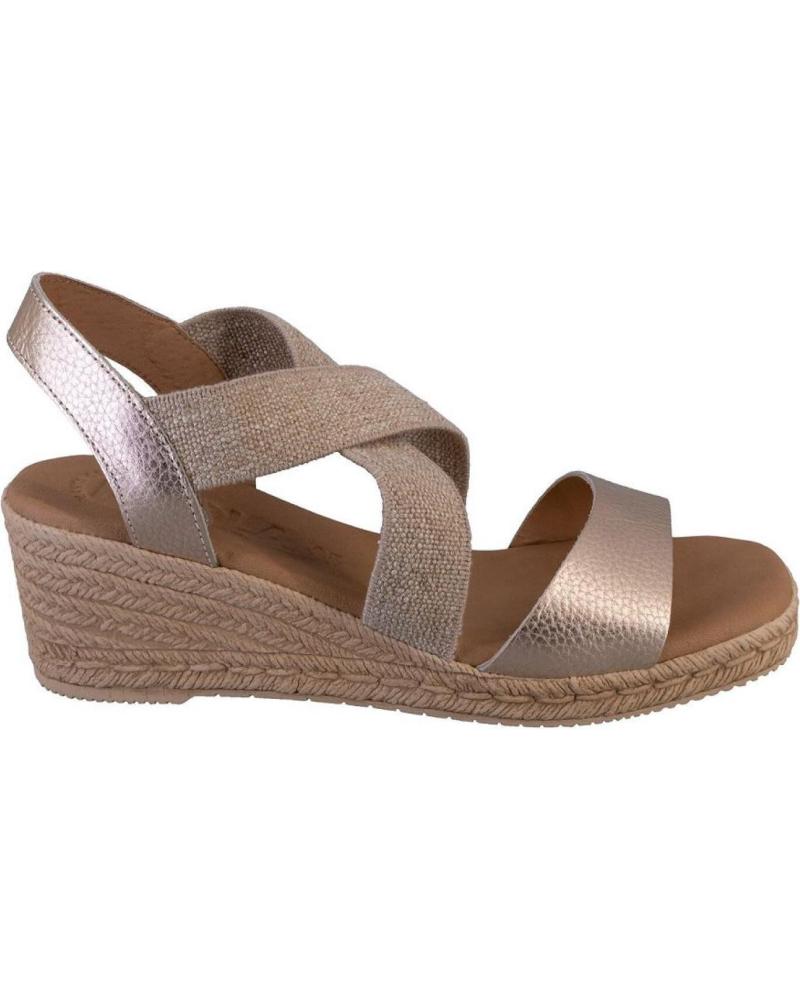 Sandalias de Mujer KAOLA 1110 SANDALIAS DE MUJER PIEL PLATINO