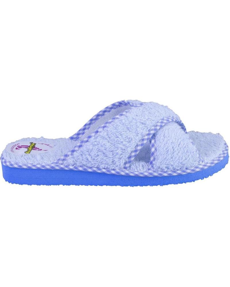 Pantufas de Mulher DESPINOSA 1431 ZAPATILLAS DE CASA DE MUJER CELESTE AZUL CELESTE