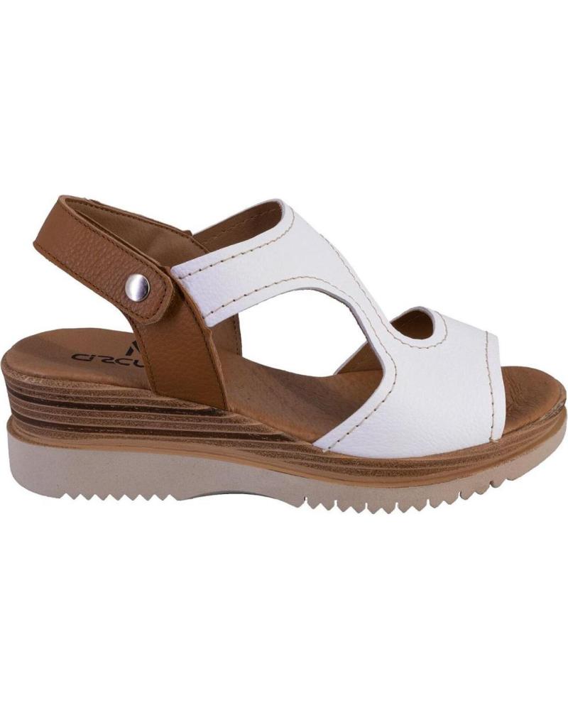 Sandálias de Mulher CIRCULUS CIRCULUS 1007 SANDALIAS DE MUJER PIEL BLANCO