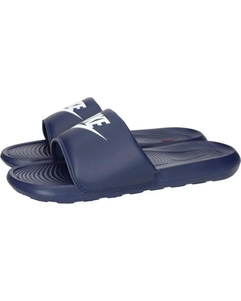 Nike Sportswear Zapatos abiertos 'Victori One' azul oscuro / blanco – imagen 4