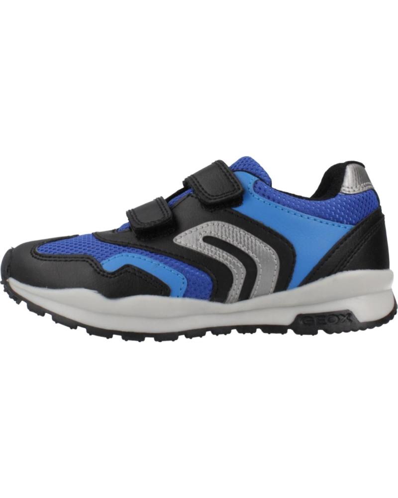 ZAPATILLAS CASUAL GEOX J PAVEL C0042 VELCRO NIÑO AZUL MARINO C0042