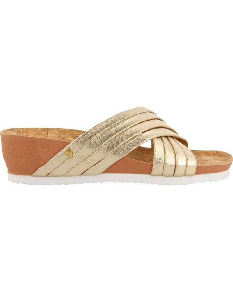 GIOSEPPO BREAGE 71401 SANDALIAS CUÑA MUJER ORO ORO