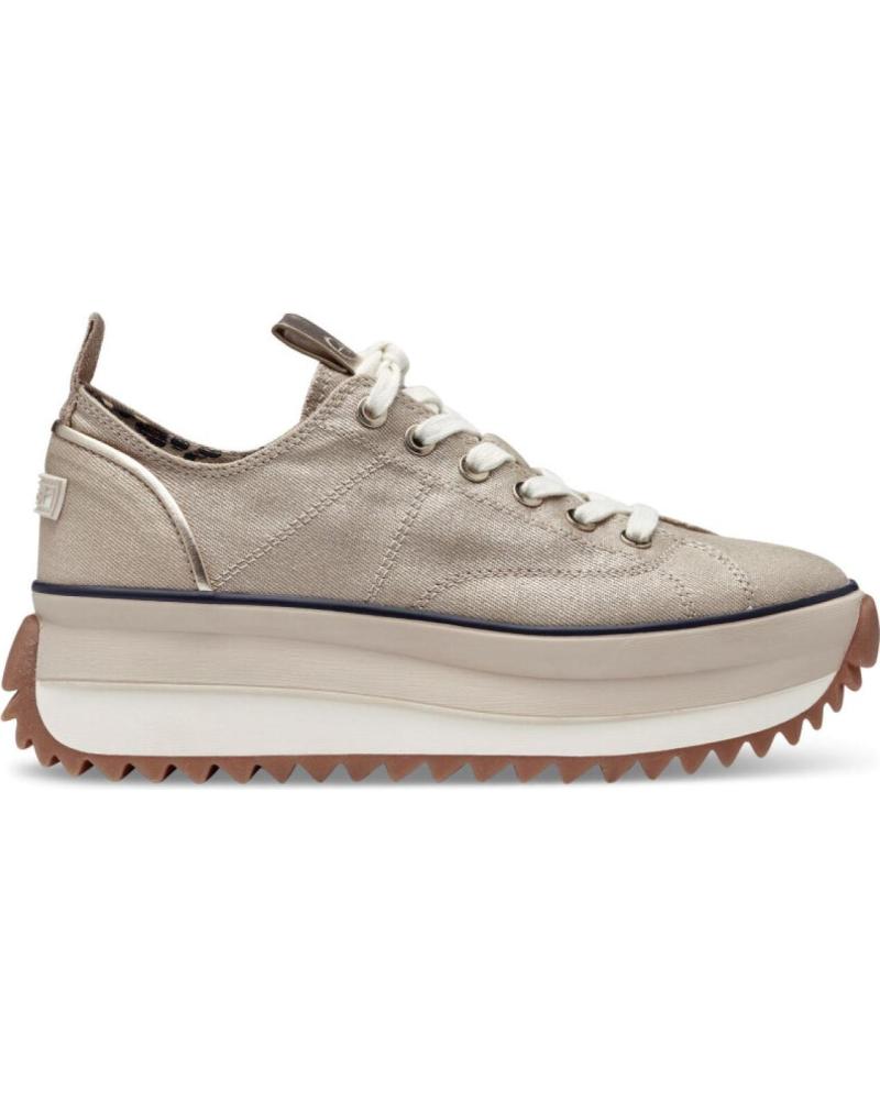 Deportivas de Mujer TAMARIS ZAPATILLAS CON CORDONES Y PLATAFORMA TAMARIS 933 LIGHT GOLD 933 LIGHT GOLD