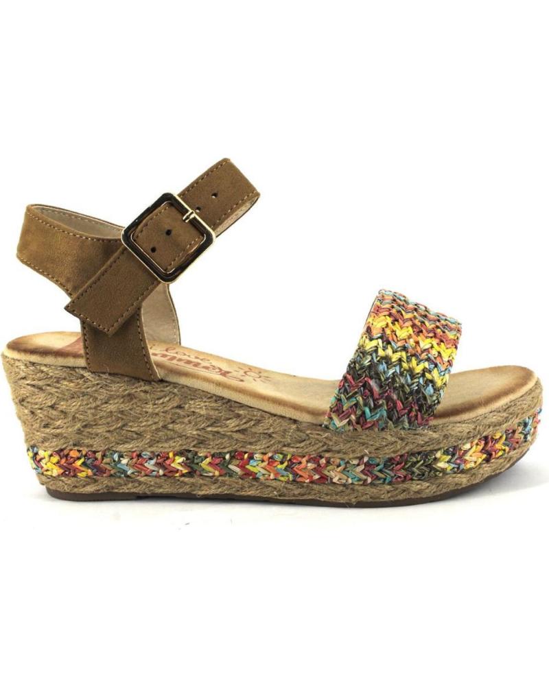 Sandalias de Mujer MANDARINA D43 ALPARGATAS DE MUJER MULTICOLOR