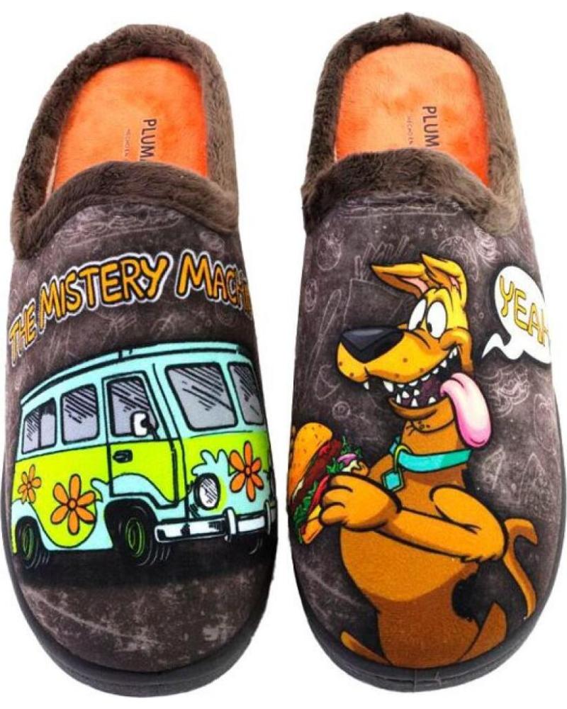Pantufas de Homem PLUMAFLEX 12229SCOOBY ZAPATILLAS DE CASA DE HOMBRE MARRON