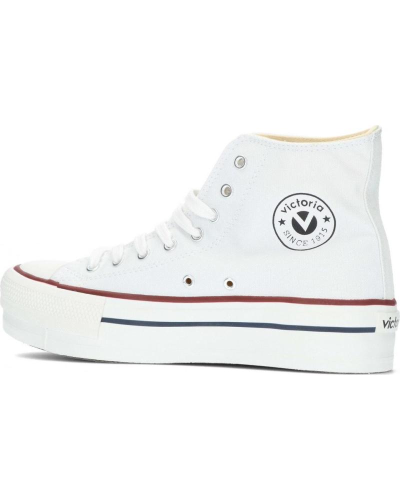 VICTORIA TRIBU DOBLE BOTÍN LONA BLANCO 1061101 BLANCO