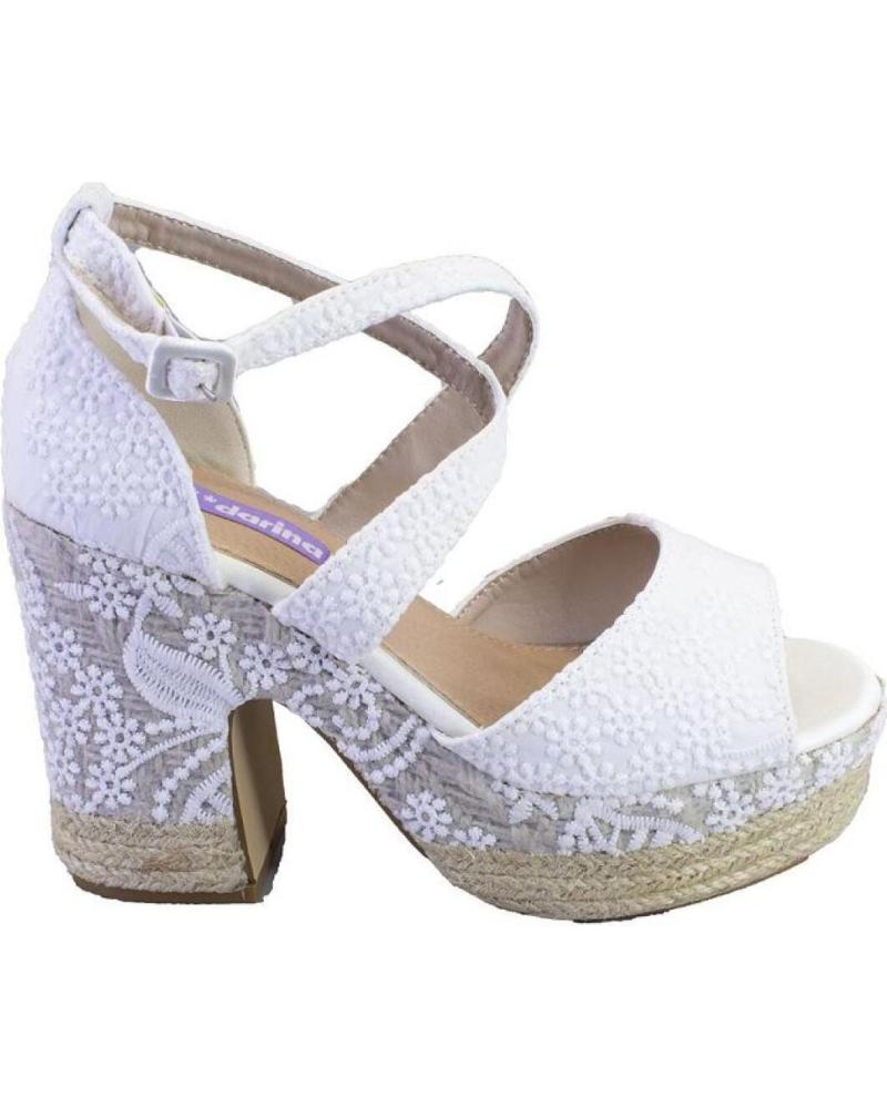 Sandálias de Mulher MANDARINA PARIS ALPARGATAS DE MUJER BLANCO