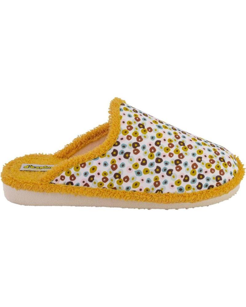Pantufas de Mulher DESPINOSA 1692 ZAPATILLAS DE CASA DE MUJER MOSTAZA