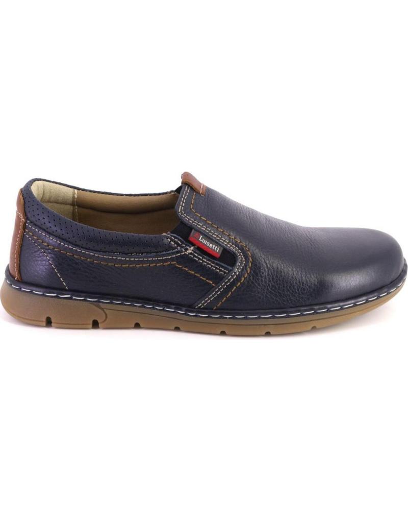 Mocasines de Hombre LUISETTI 23320 MOCASINES DE HOMBRE PIEL AZUL MARINO