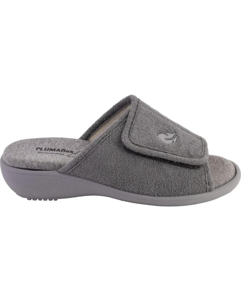 Calzado de casa de Mujer PLUMAFLEX ROAL 14511 ZAPATILLAS DE CASA DE MUJER GRIS
